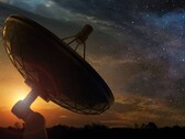 Image d'illustration montrant un télescope pointé vers le ciel nocturne. (Source de l'image : Shutterstock / paulista)