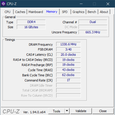 Mémoire CPU-Z (AMD)