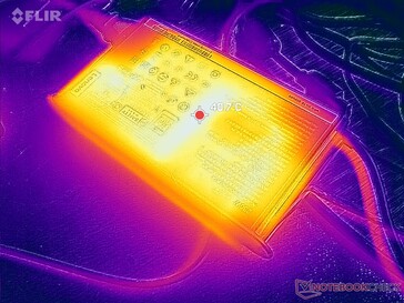 L'adaptateur secteur peut atteindre plus de 40°C en cas d'utilisation intensive, par exemple pour les jeux