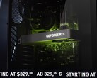 Les PDSF de Nvidia pour le GeForce RTX 3060 sont de 329 $ US/329 €/ 299 £. (Source de l'image : Nvidia - édité)