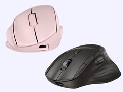 La HP Tilt Ergonomic Mouse 720M et la HP Ultra-Fast Scroll Wireless Mouse sont équipées de supercondensateurs à la place des piles. (Source de l'image : HP)