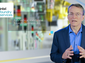 Gelsinger présentant l'initiative Intel Foundry Services (Image Source : Intel)