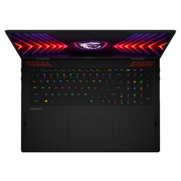 Clavier MSI Raider 18 HX (image via MSI)