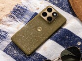 Le Motorola Edge 2026 a un dos accrocheur avec une surface en tissu.