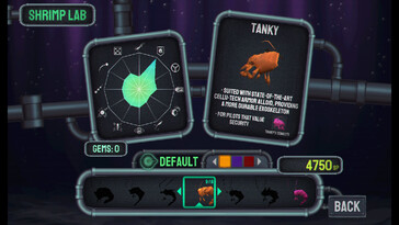 Sur la photo : Une capture d'écran du jeu Shrimp Game : Krill Confirmed.