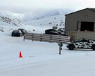 Essais hivernaux du Cybertruck en Nouvelle-Zélande (image : Talor Griffin/FB)