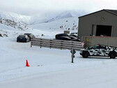 Essais hivernaux du Cybertruck en Nouvelle-Zélande (image : Talor Griffin/FB)