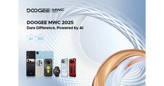 Présentation de Doogee au MWC 2025. (Source de l'image : Doogee)