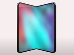 Rendu non officiel du futur iPhone Fold. (Source de l&#039;image : Concept Creator via YouTube)