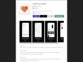 L'application OnePlus Health apparaît avant son lancement. (Source : Android Police)