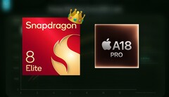 Le Snapdragon 8 Elite confirme sa domination sur l'A18 Pro en termes de performances GPU. (Source des images : Apple, Qualcomm, Geekerwan)