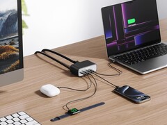 La station de charge USB-C 7-en-1 d&#039;Anker (100W) est alimentée par le courant alternatif (source d&#039;image : Anker)