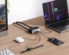 La station de charge USB-C 7-en-1 d'Anker (100W) est alimentée par le courant alternatif (source d'image : Anker)