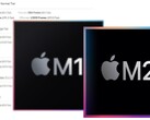 Le GPU Apple M2 a offert des augmentations de performance décentes par rapport à son homologue M1. (Image source : Apple/GFXBench - édité)