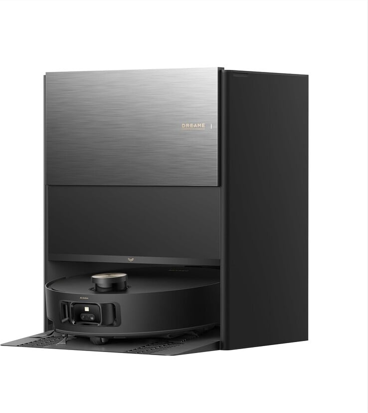 L'aspirateur robot et la serpillière Aqua10 Roller de Dreame. (Source : Dreame)