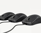 Trois souris de jeu endgame gear avec coques imprimées en 3D ultra-légères