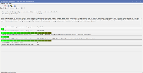 HP ZBook Studio G5 - LatencyMon.