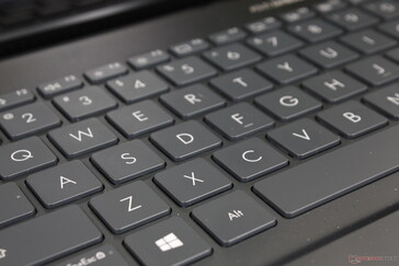 La saisie sur le Zenbook n'est pas si différente de celle sur un Vivobook