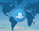 Logo du compte PlayStation affiché sur la carte du monde