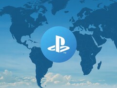 Logo du compte PlayStation affiché sur la carte du monde