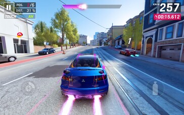 Asphalt 9 sur le Xiaomi Redmi Pad SE