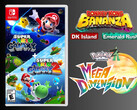 Jeux Switch et Switch 2 et DLC annoncés lors du Nintendo Direct (Image source : Nintendo of America YouTube with edits)