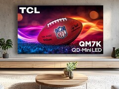 Le téléviseur LED 4K QM7K QD-Mini de TCL a été commercialisé aux États-Unis. (Source de l'image : TCL)