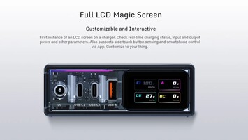 Un écran LCD personnalisable pour une surveillance en temps réel est proposé. (Source : Redmagic)