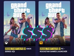 Liste présumée de GTA 6 pour console et PC sur la vitrine Loaded (éditée).