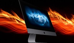 Un iMac redessiné pourrait être doté d&#039;un SoC M1X avec 8x cœurs de CPU Firestorm et 4x cœurs de CPU Icestorm. (Image source : Apple (iMac Pro)/Pinterest - édité)