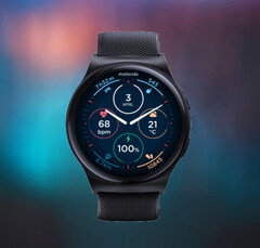 La Moto Watch 120 est disponible en argent glacier, noir fantôme et or rose. (Source de l'image : Motorola)