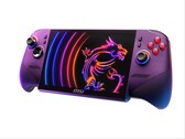 Le MSI Claw 8 EX, moins cher, sera disponible en « Luminous Blue », contrairement à la variante Arc G3 Extreme présentée ici en « Void Purple ».