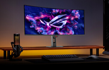 Le ROG Strix OLED XG34WCDG. (Source de l'image : Asus)