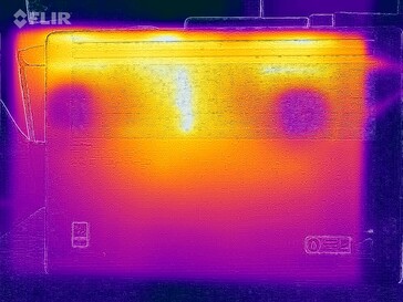 Essai de résistance aux températures de surface (face inférieure)