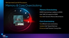 Overclocking DDR5 et support XMP 3.0. (Source : Intel)