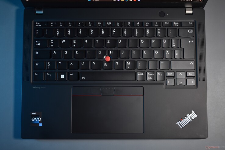 ThinkPad X13 Gen 4 : zone du clavier