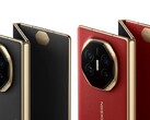Le Mate XT de Huawei, en noir foncé et en couleur "Ruihong", tel qu'il est présenté sur la page VMall de l'entreprise. (Source de l'image : Huawei)