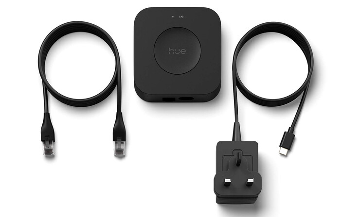 Une image du Philips Hue Bridge Pro qui a déjà fait l'objet d'une fuite. (Source de l'image : Philips Hue)