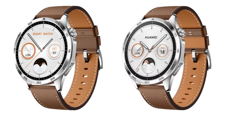 La Rogbid M6 (à gauche) et la Huawei Watch GT 4 (à droite). (Source de l'image : Rogbid)