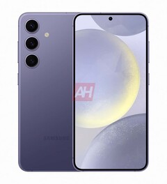 Samsung Galaxy S24 en couleur Cobalt Violet (Image source : Android Headlines)