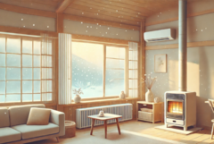 Des maisons chaudes et isolées réduisent non seulement les risques de maladies cardiovasculaires, mais contribuent également à la réalisation d'objectifs de santé plus larges. (Source de l'image : Dall-E)