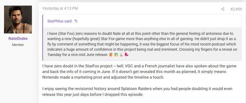 NateTheHate fait le point sur la date de sortie de Star Fox Switch 2