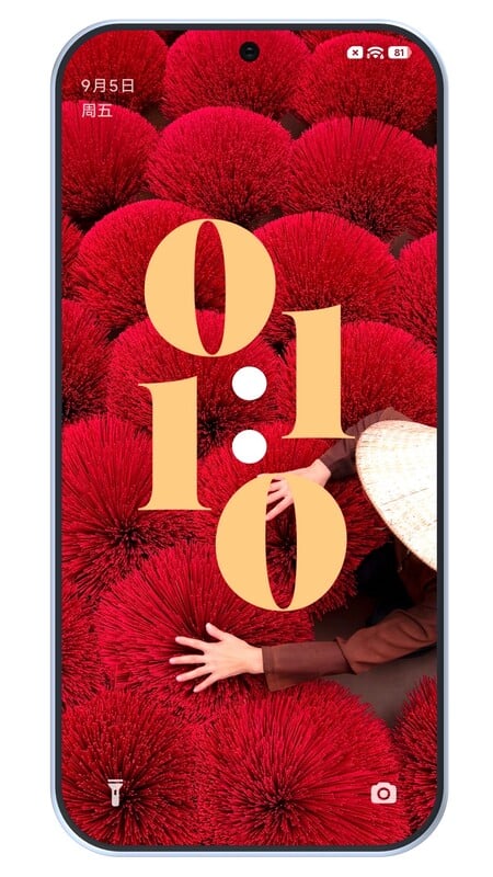 L'avant du Xiaomi 16 dans une image de synthèse (Bildquelle : Ice Universe)