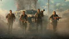 Zac Efron et son équipe dans la bande-annonce de Battlefield 6 (image source : Battlefield YT)