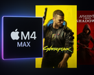 Cyberpunk et AC Shadows sur Apple's M4 Max (image source : ChatGPT)