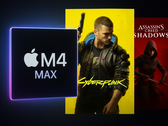 Cyberpunk et AC Shadows sur Apple's M4 Max (image source : ChatGPT)