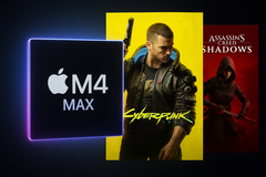 Cyberpunk et AC Shadows sur Apple's M4 Max (image source : ChatGPT)