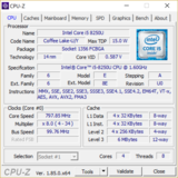 Surface Pro 6 i5 - CPU-Z : CPU.