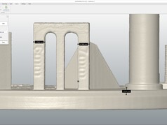 Mesure des facettes de 6 mm et 7 mm du Scanbench dans QuickSurface