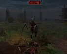 Nous affrontons un squelette dans Diablo II: Resurrected VR